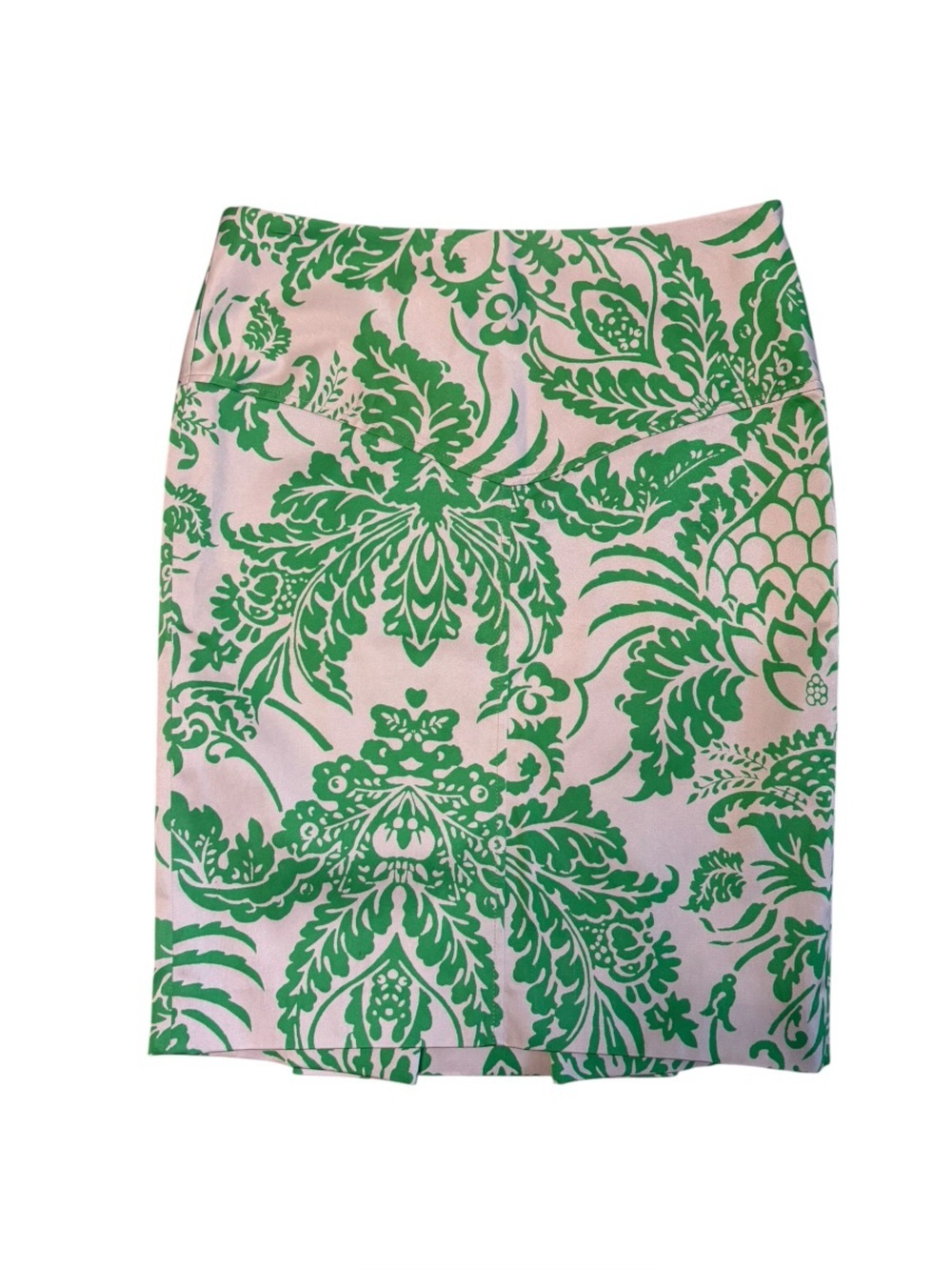 Diane von Furstenberg Harleena Silk Blend Skirt in Gold & Green I Size: 2